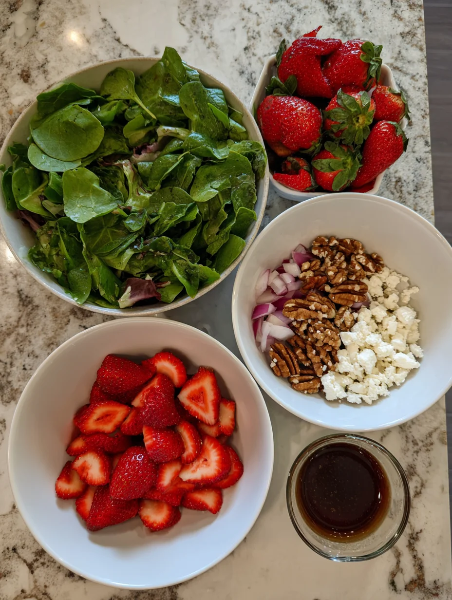 Quick Easter Strawberry Spring Salad
