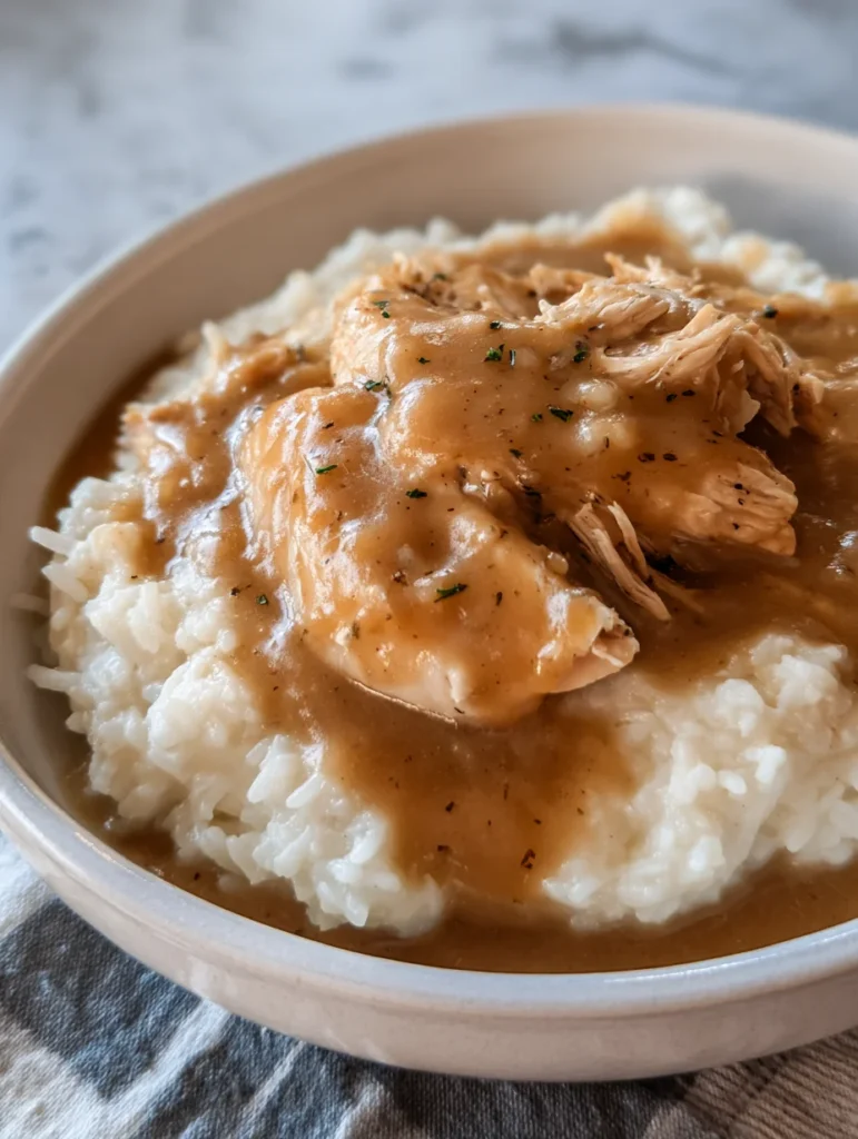 Slow Cooker Chicken and Gravy
