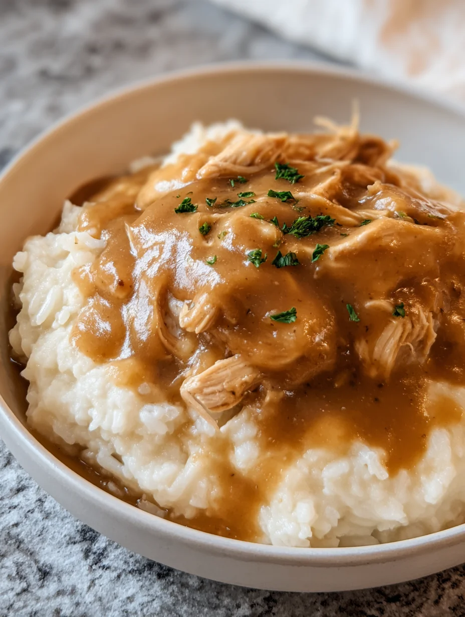 Slow Cooker Chicken and Gravy