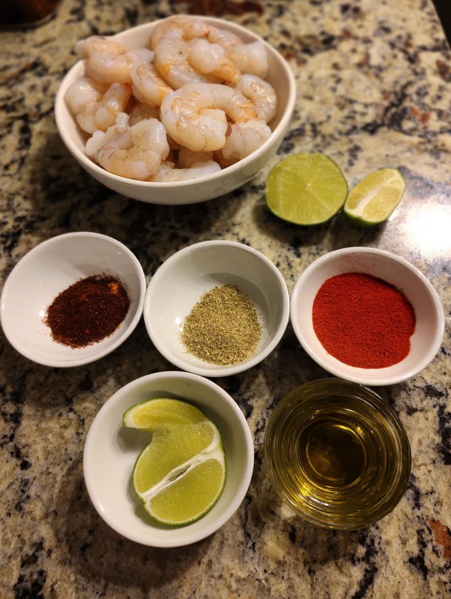 Spicy Shrimp Tacos with Avocado Crema