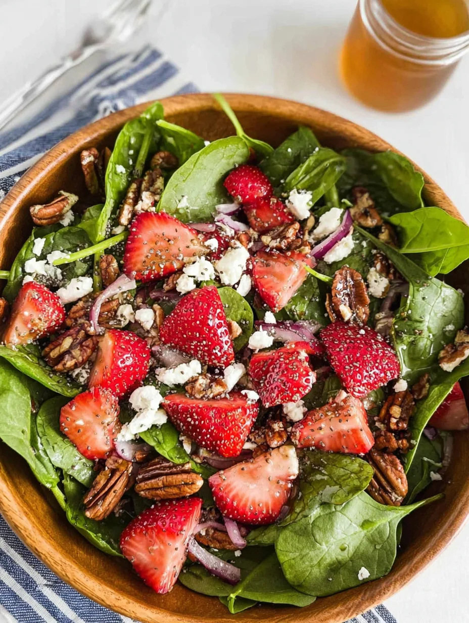 Spinach Strawberry Salad