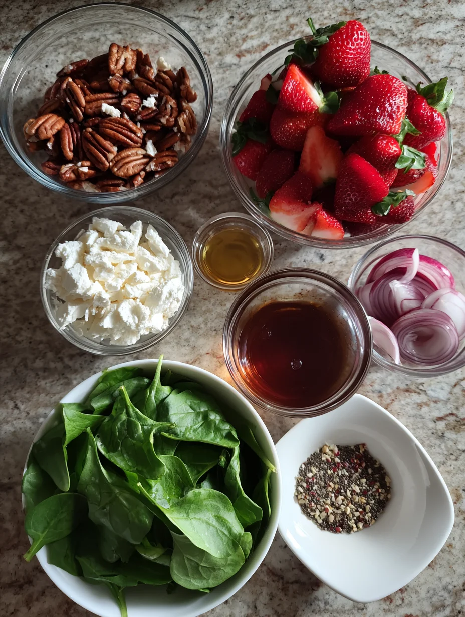 Spinach Strawberry Salad