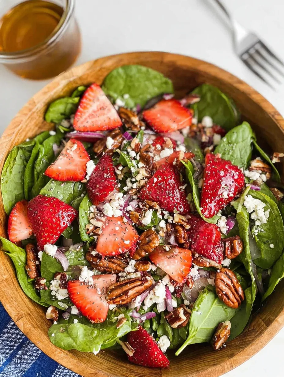 Spinach Strawberry Salad