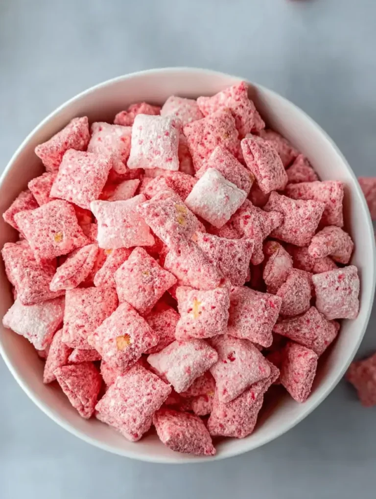 Strawberry Shortcake Puppy Chow