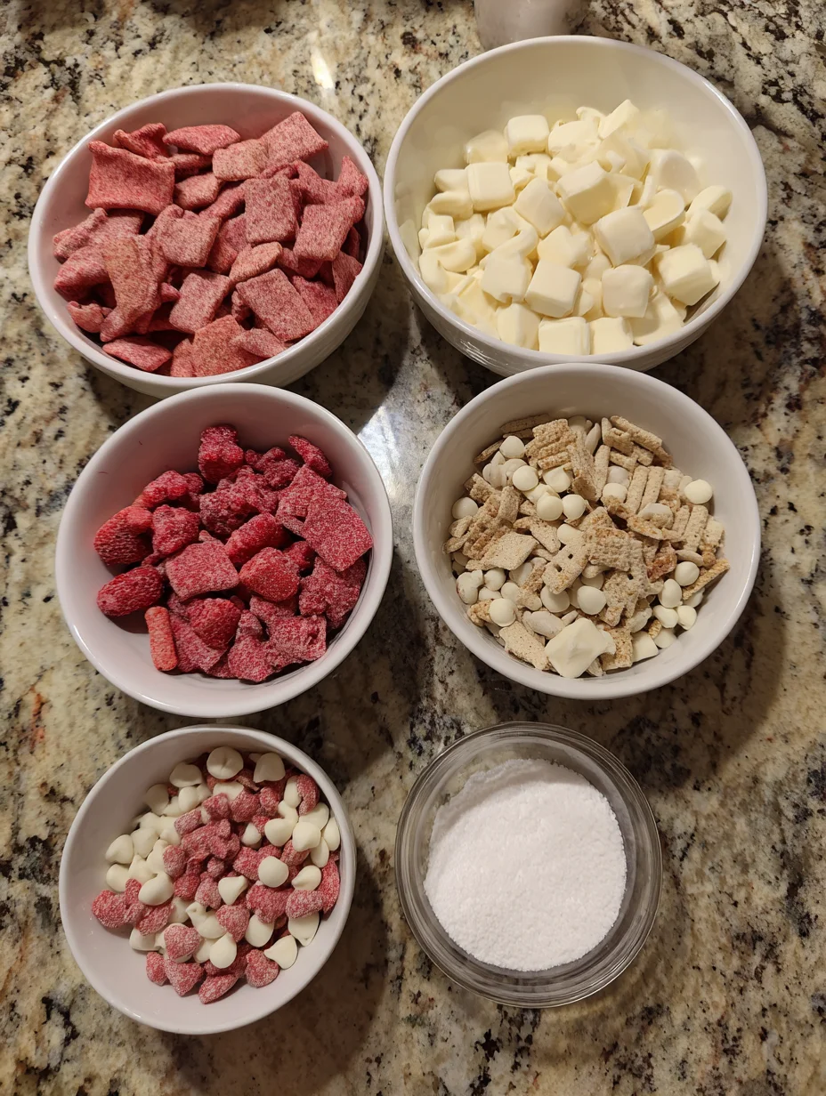 Strawberry Shortcake Puppy Chow