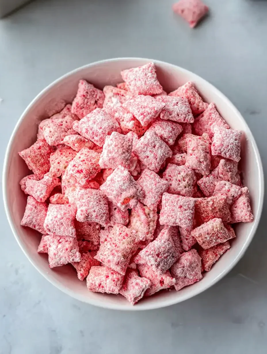 Strawberry Shortcake Puppy Chow