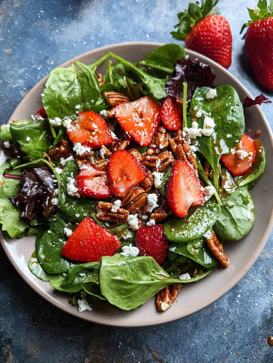 Strawberry Spinach Salad