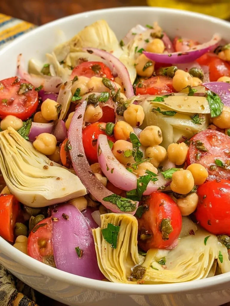 Tuscan Artichoke Tomato Salad