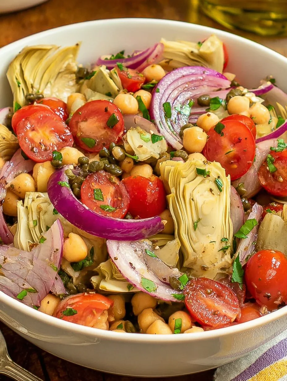 Tuscan Artichoke Tomato Salad